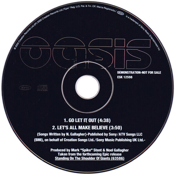 Oasis – Go Let It Out – Vinyl (12