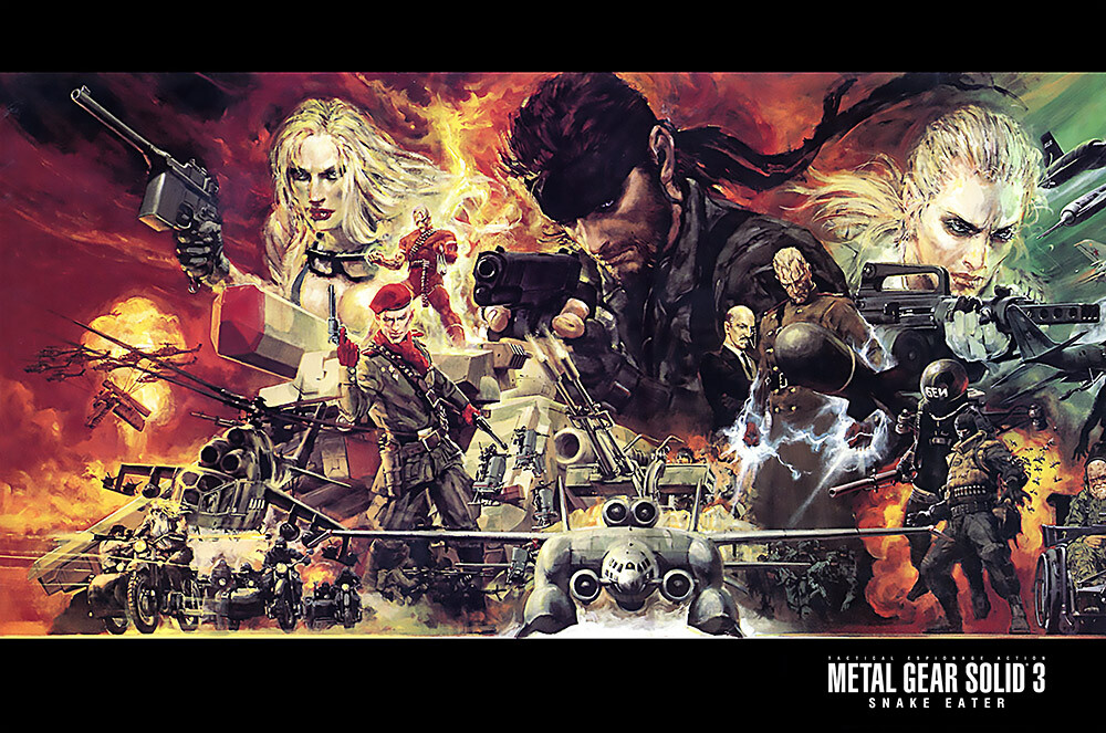 L GEAR SOLID Δ SNAKE EATER ポスター METAL GEAR SOLID Δ: SNAKE EATER by Jake Kontou - Drop