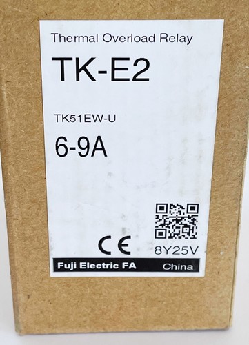 FUJI ELECTRIC TK-E2-900 Thermal Overload Relay 6-9A Adjustable Bi-metallic TK-E2 - Picture 8 of 8