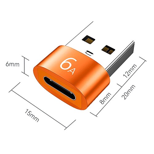 6A Type C To USB 3.0 OTG Adapter USB C Female To USB Male For USBC OTG Connector - Zdjęcie 2 z 15
