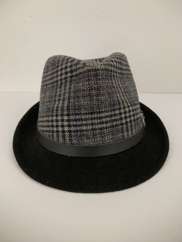 ALDO Plaid Tweed Fedora Hat Men Women Trilby Cuban Cap Panama Floral Winter - Picture 3 of 9