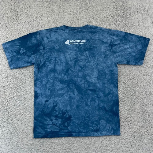 The Mountain Shark T-Shirt Youth XL Tie Dye Blue Animal Ocean Beach Graphic - Picture 5 of 7