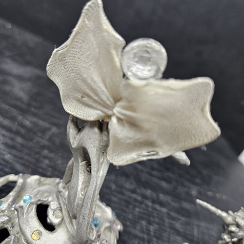 Mini Figura de Peltre Fairy Pixie Angel con Alas en Estrás Sunglo Denicolo De Colección - Imagen 3 de 12