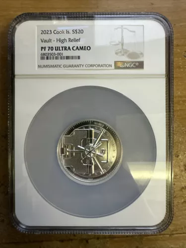 NGC PF 70 2023 Cook Islands 3 oz Silver  Ultra Cameo - CL