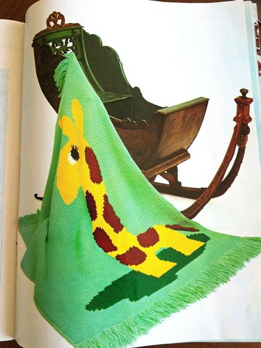 Spinnerin 200 AFGHANS for Today Tomorrow 62pg pattern booklet 1970 24 designs - Picture 9 of 11