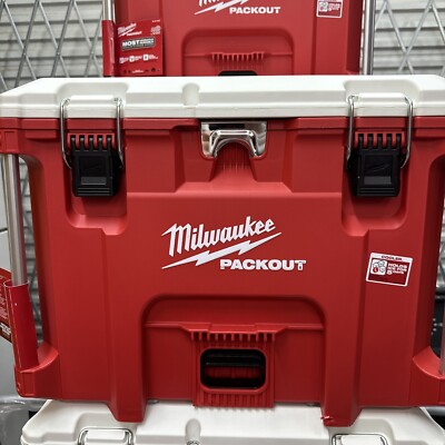 Milwaukee 48-22-8462 PACKOUT 40QT XL Cooler 1-Drawer Tool Box - Red