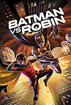 Batman Vs. Robin ''The Movie'' Original Pop Art Print - 13 x 19 Poster