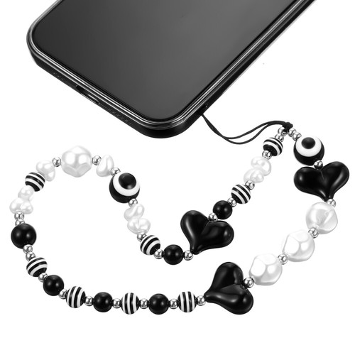 2 Pcs Hanging Chains Hearts Phone Lanyards Phone Lanyard Bracelets - Zdjęcie 6 z 10