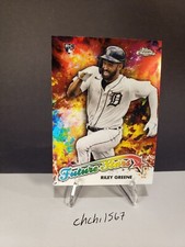 2023 Topps Chrome Riley Greene RC Future Stars Refractor #FS-19 Detroit Tigers!!