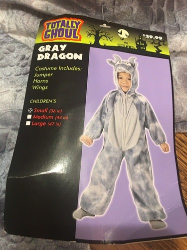 Totally Ghoul Toddler Boys Dragon Dress Up Costume Size Small (Ages 2+) - NWT - Picture 2 of 7