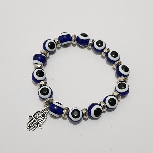 Bracciale Turco Occhio Magico Nazar Malvagio Mavi Boncuk Khamsa Mano di Fatima