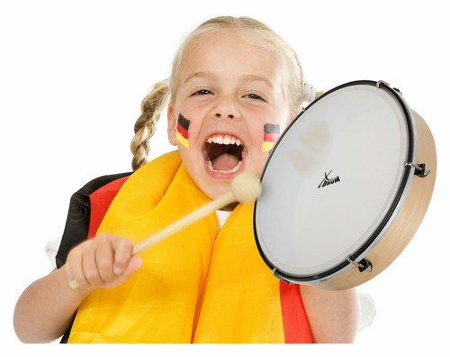 12" Hand Trommel Rahmentrommel Frame Drum Percussion Tamburin Kunststoff Fell - Bild 9 von 9