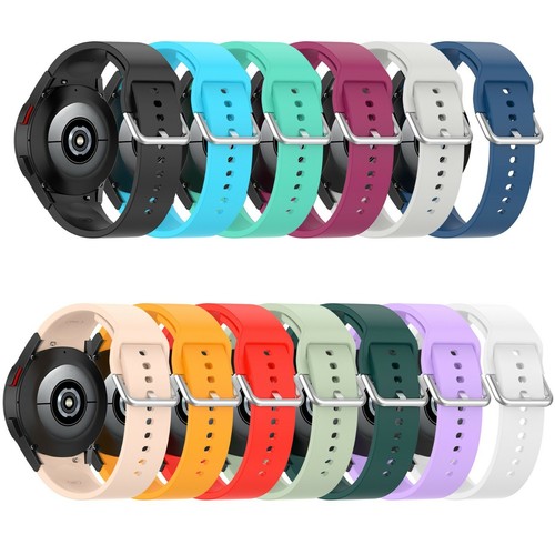 For Samsung Galaxy Watch 4 44mm 40mm/Classic 42mm 46mm Sport Silicone Strap Band - Picture 2 of 136