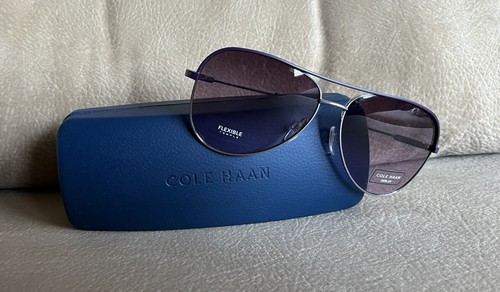 New Cole Haan CH7067 505 Plum Women’s Sunglasses Aviator Full Rim 58-13-135 - Picture 1 of 3