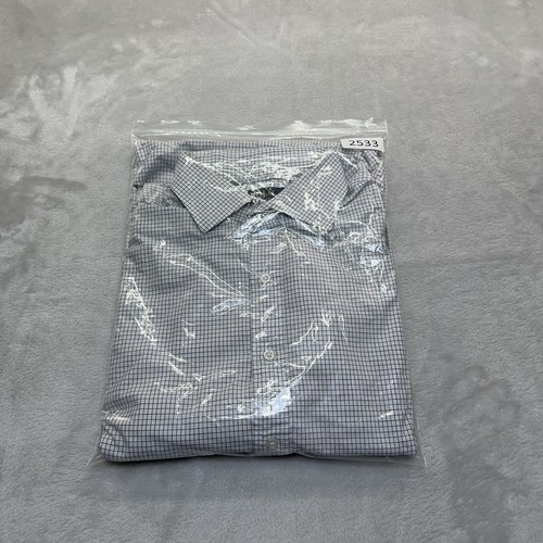 Polo Ralph Lauren camicia uomo extra large XL bianca a quadri con bottoni casual* - Foto 13 di 13