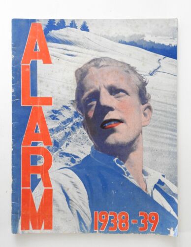 Vintage 1938 - 1939 Alarm Swedish Magazine Workers Union Anti Facist - Picture 1 of 8