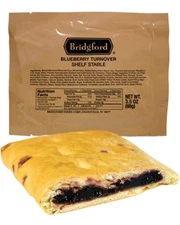 Blueberry Turnover 3 Pack MRE Survival Desert Bridgford Ready to Eat meals