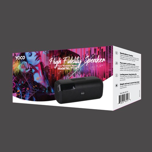 Yoco Y116 Portable Wireless Speaker - Picture 2 of 2