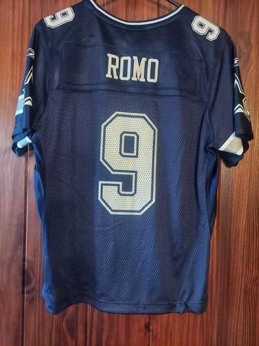 Tony Romo On Field Reebok NFL Womens Jersey #9 Dallas Cowboys Sz L - Picture 2 of 8