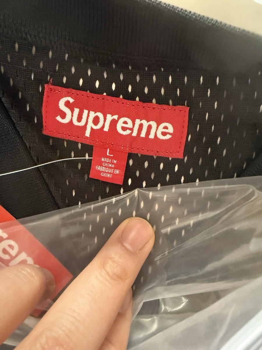 Supreme Spiderweb Football Jersey Top SS24 Black White Large Supreme Spiderweb Football Jersey Top SS24 Black White Large