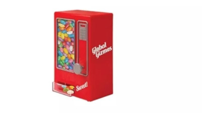Global Gizmos Retro Style Süßigkeitenautomat / Kinder Süßigkeitenspender