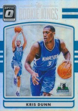 2016-17 Donruss Optic ROOKIE KINGS SILVER PRIZM #5 KRIS DUNN - Timberwolves