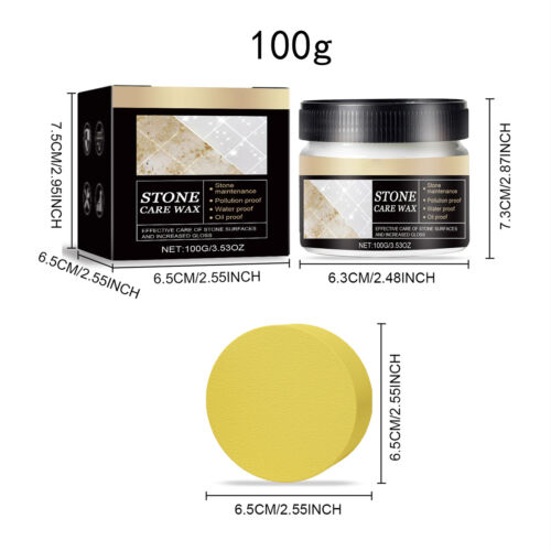 Stone Care Wax Polishing Crack Proof Polish Restore Cleaner For Ceramic Tile - Picture 2 of 12