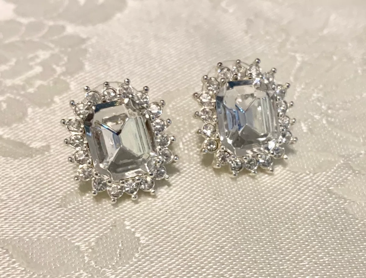 Avon diamond earrings deals