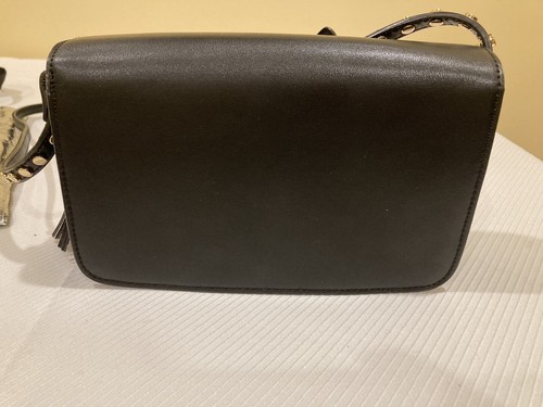 NEW David Jones Black Faux? Leather Shoulder Cross Body Bag - Picture 4 of 10