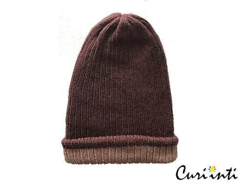 GROSSHANDEL MENGE 50 NATÜRLICHE & EINFARBIGE 2-SEITIGE ALPAKA BERYN MÜTZE KAPPEN 8V - Bild 6 von 12