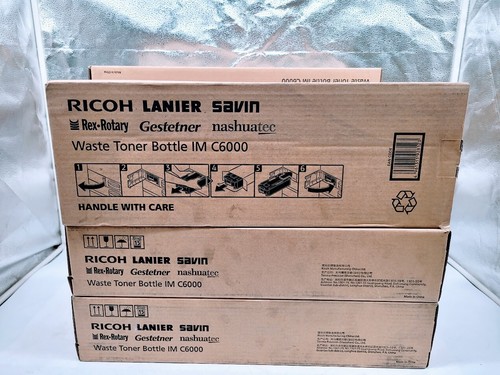 Lot of 7 Ricoh Lanier Savin Waste Toner Bottil IM C6000 M974-84 - Picture 2 of 3