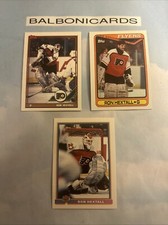 Ron Hextall 3 Card Topps Bowman Lot Philadelphia Flyers NM+ Free Shipping!