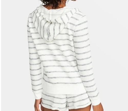 ROXY PERFECT WAVE STRIPES Women's Zip Hoodie - XWBW - Small - NWT - Picture 2 of 3