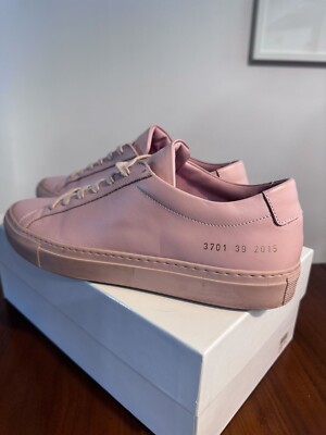 スニーカー COMMON PROJECT Women Sneakers 61902015 PINK Common Projects Original Achilles Leather Sneaker Women's