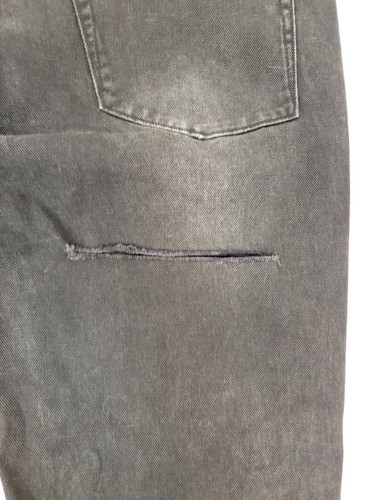 One Teaspoon Jeans 27 Straight Leg Truckers Mid Waist Fray Button Fly 90s Y2K - Picture 12 of 13