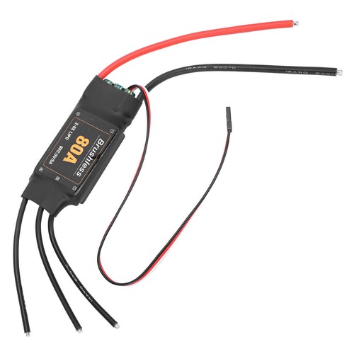 80A Brushless ESC Electronic Speed Controller Accessory for RC Airplane Aircraft - Picture 9 of 12