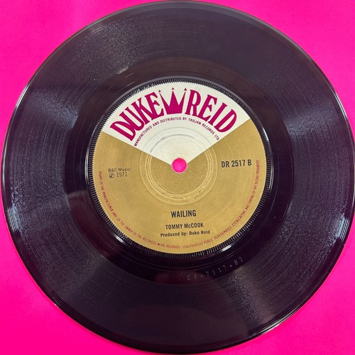 Hopeton Lewis & Hugh Roy / Tommy McCook – Tom Drunk / Wailing 7" Reggae 1971 EX - Foto 3 di 4