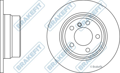 2x Brake Discs Pair Solid fits BMW X5 E53 3.0D Rear 01 to 06 323mm Set Apec Blue - Picture 2 of 2