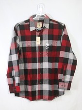 Gorgeous NWT RED HEAD Men's Plaid Flannel Shirt New Regular Two Pockets
