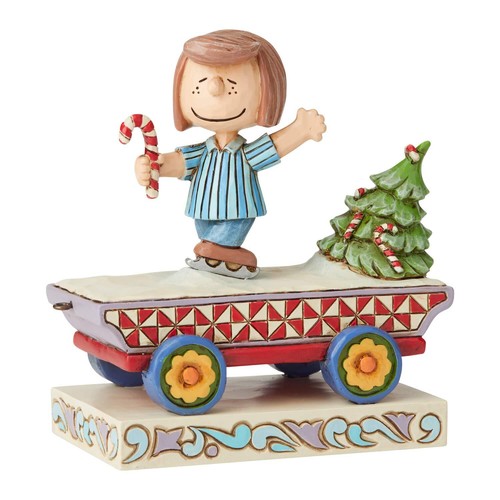 Jim Shore Peanuts Peppermint Patty Train Car Figurine 6003027 - Picture 2 of 4