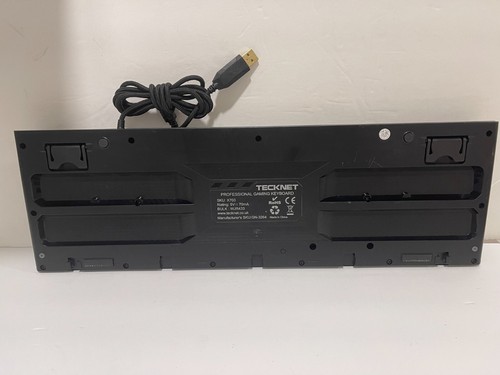 TECKNET WJR433 PROFESIONAL GAMING USB KEYBOARD GN-3264 - Picture 7 of 7