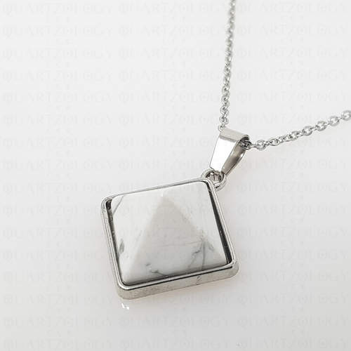Natural Quartz Stone Necklace Healing Pyramid Pendant Reiki Jewellery UK - Picture 9 of 111
