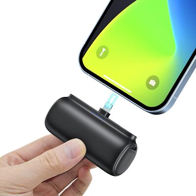 2PCS Portable Power Bank External Battery Charging Charger For iPhone Type C