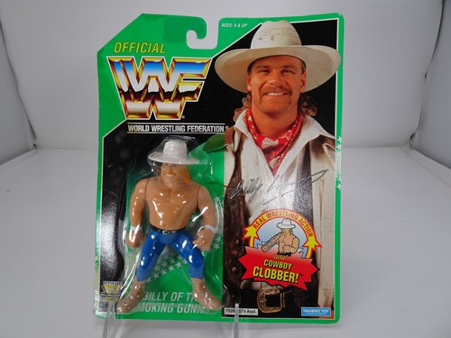Hasbro WWF Billy Smoking Guns Green Card Series 11...