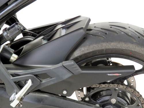 Abrazador trasero Triumph Tiger 660 Sport 22 > malla plateada brillante de Powerbron - Imagen 2 de 3