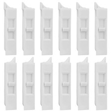 12 Pcs Window Tilt Latch Pairs Spring Loaded Sliding Window Latch Lock Snap-i...