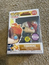 Rare! Funko Pop My Hero Academia Todoroki Glows in the Dark Convention Exclusive