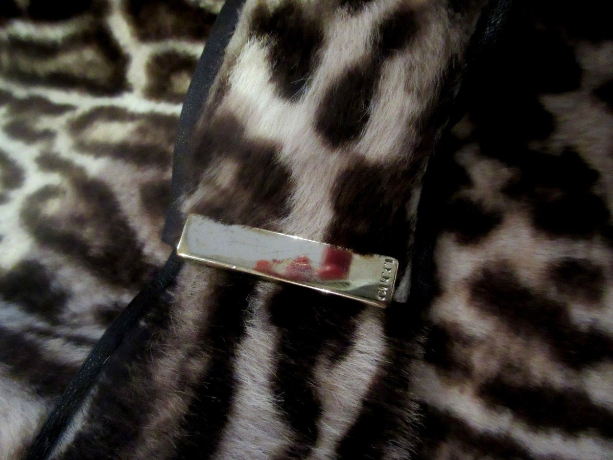 $9,900 Gucci Coat Leopard Runway Fur Animal Print size 44