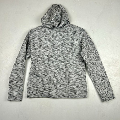 Mädchen Champion Kapuzenpullover 10/12 Large grau Logo leichter Hoodie - Bild 8 von 13