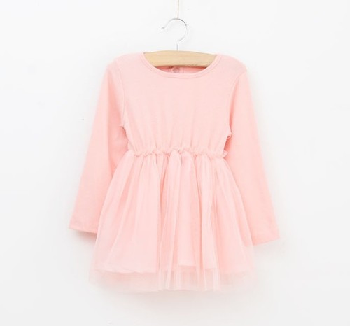 Toddler Girls Sweet Pink Cream Long Sleeve Dress & Cardigan Set Size 2.3 - Picture 11 of 11
